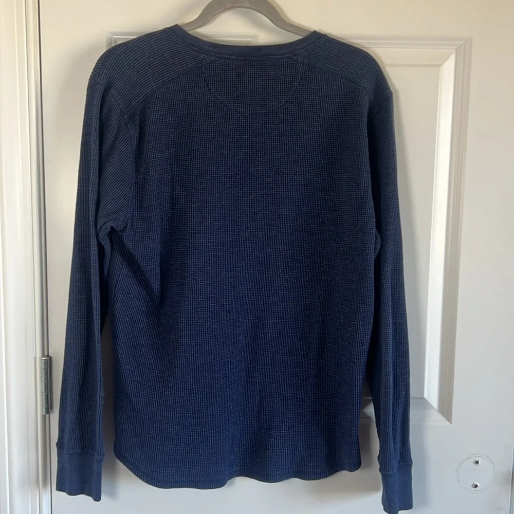 Men's Banana Republic Heather Blue Crewneck Size Medium